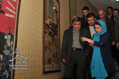 بازدید وزیر فرهنگ و ارشاد اسلامی و معاون امور هنری 