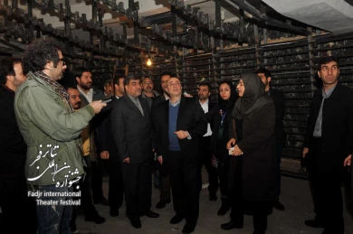 بازدید وزیر فرهنگ و ارشاد اسلامی و معاون امور هنری 