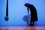 Red wool coat / Director, Afsane Mahian
