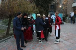 مرادخانی و شفیعی به تماشای نمایش آری یا نه در سالن استاد انتظامی نشستند