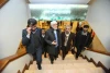 حضور محمدرضا عارف و چندتن از اعضای فراکسیون امید برای تماشای نمایش فصل بهارنارنج