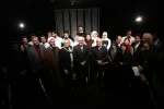 حضور محمدرضا عارف و چندتن از اعضای فراکسیون امید برای تماشای نمایش فصل بهارنارنج