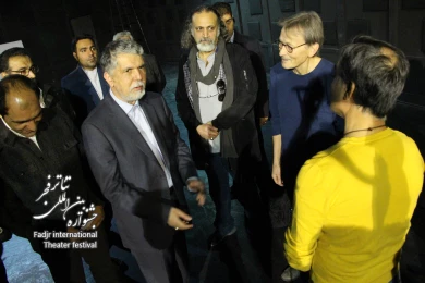 گزارش تصویری «دیدار وزیر فرهنگ و ارشاد اسلامی از کلاس های آموزشی همایش برگزیدگان جشنواره های تئاتر استان های کشور»