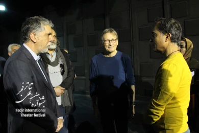 گزارش تصویری «دیدار وزیر فرهنگ و ارشاد اسلامی از کلاس های آموزشی همایش برگزیدگان جشنواره های تئاتر استان های کشور»