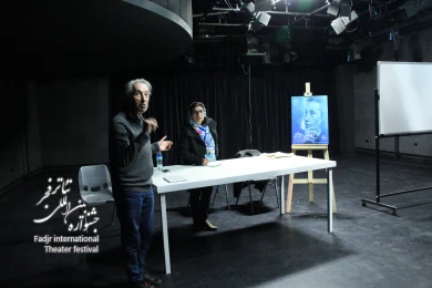 گزارش تصویری «دیدار وزیر فرهنگ و ارشاد اسلامی از کلاس های آموزشی همایش برگزیدگان جشنواره های تئاتر استان های کشور»