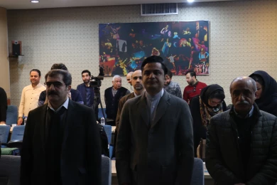 نشست رسانه ای دبیر و مدیران سی و هفتمین جشنواره ی تئاتر فجر با اهالی مطبوعات عکاس : دانیال حکیم رابط