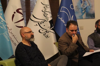 جلسه دبیر و مدیران جشنواره ی تئاتر فجر با مدیران روابط عمومی سالن های خصوصی عکاس دانیال حکیم رابط