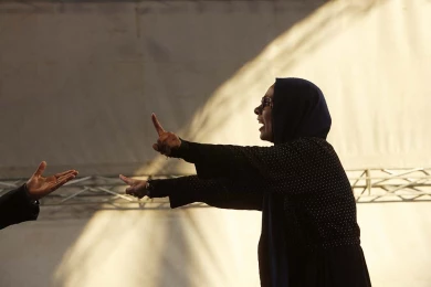 گزارش تصویری از اولین اجرای نمایش هشتک لاکچری در سی و هفتمین جشنواره ی بین المللی تئاتر فجر - کارگردان کارگردان میثم سرآبادی- عکاس رئوفه رستمی