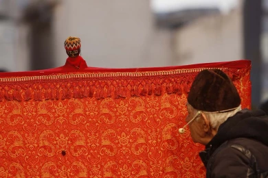 گزارش تصویری از اولین اجرای نمایش بارگاه سلیم خوان در سی و هفتمین جشنواره ی بین المللی تئاتر فجر - کارگردان استاد خمسه ای- عکاس رئوفه رستمی
