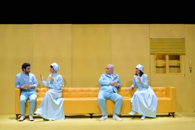 گزارش تصویری از اولین اجرای نمایش طناب  در سی و هفتمین جشنواره ی بین المللی تئاتر فجر -کارگردان کارگردان:نصیر ملکی جو عکاس کاوه کرمی