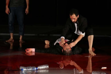 گزارش تصویری از اولین اجرای قضیه در سی و هفتمین جشنواره ی بین المللی تئاتر فجر - کارگردان: سجاد امیرمجاهدی_عکس رز ارغوان