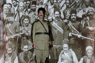 گزارش تصویری از اولین اجرای نمایش تراژدی پارک اتابک در سی و هفتمین جشنواره ی بین المللی تئاتر فجر -کارگردان: سیروس مصطفی -عکس:خسرو پرخیده