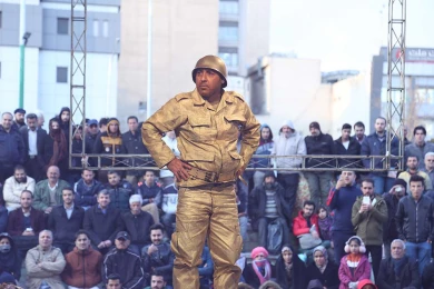 گزارش تصویری از اولین اجرای نمایش ماشین زمان در سی و هفتمین جشنواره ی بین المللی تئاتر فجر -کارگردان:محمد یوسفی زاده_عکس:نیلوفر جوانشیر