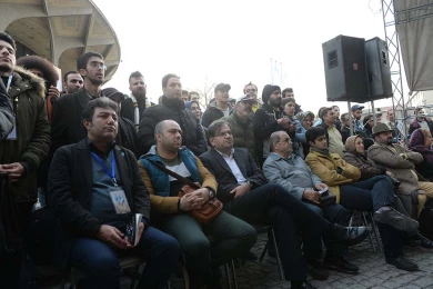 دبیر سی  و هفتمین جشنواره فجر و مدیر عامل انجمن هنرهای نمایشی میهمان جشنواره ی تئاتر فجر