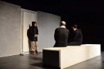 گزارش تصویری از اولین اجرای نمایش پروانه الجزایری در سی و هفتمین جشنواره ی بین المللی تئاتر فجر -کارگردان: س زندی،م درند_عکس: کاوه کرمی