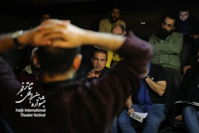 کارگاه «طراحی اجرا مستقل از متن» با حضور علی‌اصغر دشتی در همایش برگزیدگان جشنواره‌های تئاتر استان‌ها