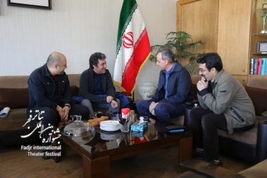 بازدید شهرام کرمی از همایش برگزیدگان جشنواره‌های تئاتر استان‌ها