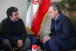 بازدید شهرام کرمی از همایش برگزیدگان جشنواره‌های تئاتر استان‌ها