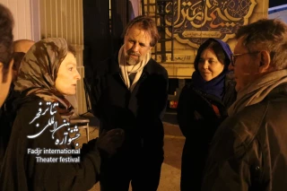حضور معاون سفارت سوئیس در جشنواره بین‌المللی تئاتر فجر