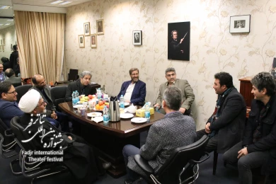 حضور معاون صدای رسانه ملی در جشنواره بین‌المللی تئاتر فجر