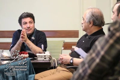 meeting of the delegates of the Fadjr International Theater Festival Hall