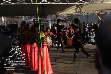 Photo report of the fifth day of the Fajr International Theater Festival- Street theater