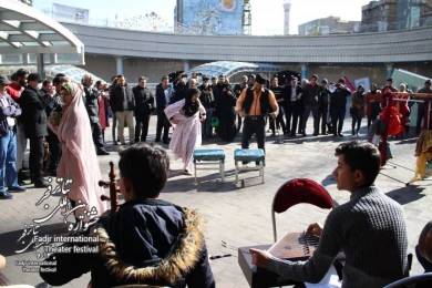 Photo report of the second day of the Fajr International Theater Festival- Street theater