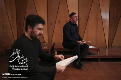 نمایش زنده رادیویی سردار عشق در سی و هشتمین جشنواره تئاتر فجر - خبرگزاری مهر