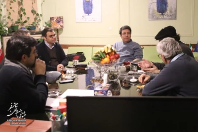 Referees of the Stage Theater Competition meet with the Secretary of the Fadjr Theater Festival