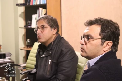 Referees of the Stage Theater Competition meet with the Secretary of the Fadjr Theater Festival