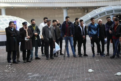 Performing the thirty-eighth Fadjr International Theater Festival street performances
