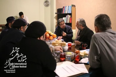 Street Theater Competition Referees Meet with Fadjr Theater Festival Secretary