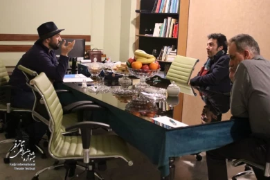 Street Theater Competition Referees Meet with Fadjr Theater Festival Secretary