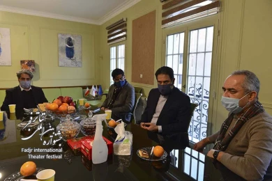گزارش تصویری از بازدید معاون هنری وزارت فرهنگ و ارشاد اسلامی از ستاد برگزاری جشنواره تئاتر فجر