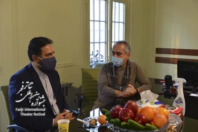 گزارش تصویری از بازدید معاون هنری وزارت فرهنگ و ارشاد اسلامی از ستاد برگزاری جشنواره تئاتر فجر