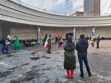 گزارش تصویری از اولین اجرا در جشنواره سی و نهم