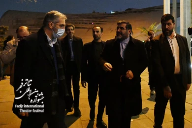 محمد مهدی اسماعیلی وزیر فرهنگ و ارشاد اسلامی میهمان جشنواره تئاتر فجر