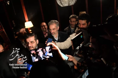 محمد مهدی اسماعیلی وزیر فرهنگ و ارشاد اسلامی میهمان جشنواره تئاتر فجر