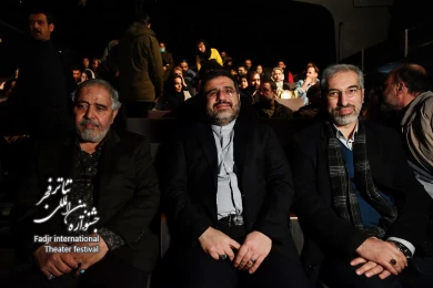 محمد مهدی اسماعیلی وزیر فرهنگ و ارشاد اسلامی میهمان جشنواره تئاتر فجر