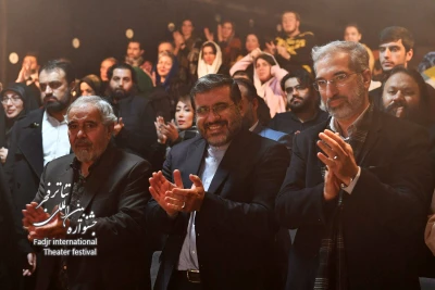 محمد مهدی اسماعیلی وزیر فرهنگ و ارشاد اسلامی میهمان جشنواره تئاتر فجر