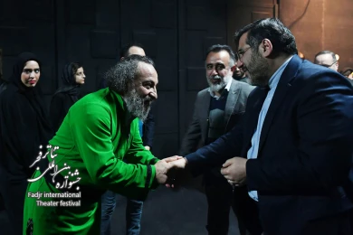 محمد مهدی اسماعیلی وزیر فرهنگ و ارشاد اسلامی میهمان جشنواره تئاتر فجر