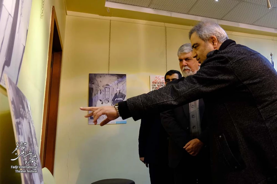 حال و هوایی دومین روز از چهل و سومین جشنوارۀ بین المللی تئاتر فجر-عکس:نیلوفر جوانشیر و کیارش مسیبی‎