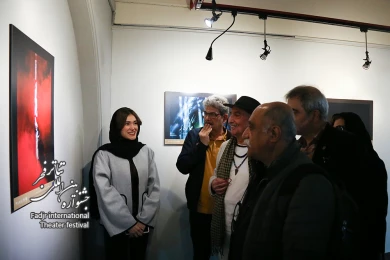 افتتاحیه نمایشگاه عکس و پوستر جشنواره تئاتر فجر