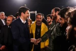 حضور ستار هاشمی وزیر ارتباطات و فناوری اطلاعات در جشنواره تئاتر فجر