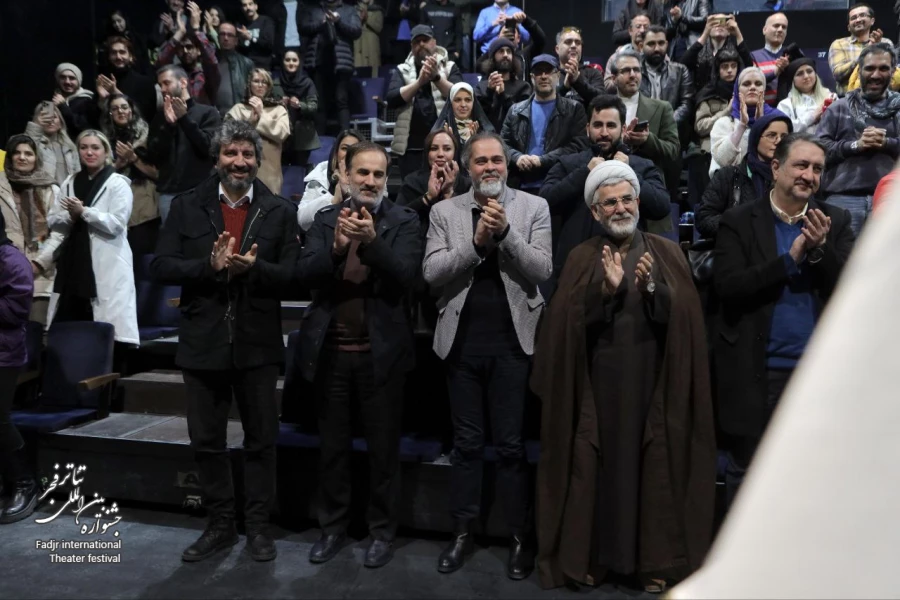 بازدید میدانی خیرالله تقیانی‌پور، دبیر چهل و سومین جشنواره بین المللی تئاتر فجر از بخش‌های مختلف جشنواره