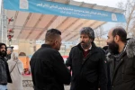 بازدید میدانی خیرالله تقیانی‌پور، دبیر چهل و سومین جشنواره بین المللی تئاتر فجر از بخش‌های مختلف جشنواره