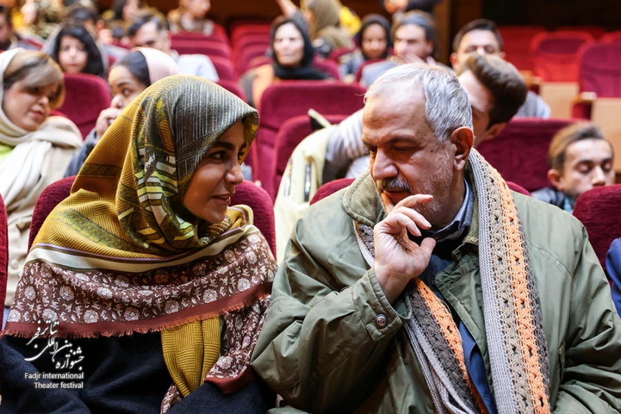 حضور احمد مسجد جامعی در آخرین روز از جشنواره تئاتر فجر