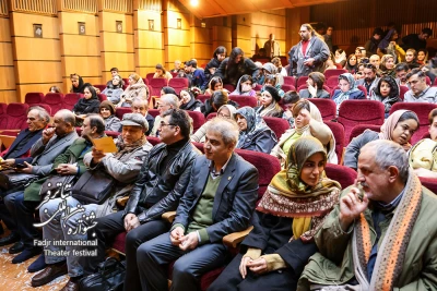 حضور احمد مسجد جامعی در آخرین روز از جشنواره تئاتر فجر
