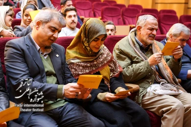 حضور احمد مسجد جامعی در آخرین روز از جشنواره تئاتر فجر