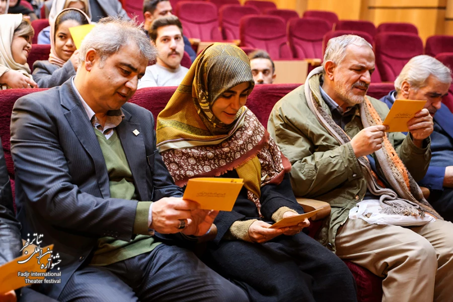 حضور احمد مسجد جامعی در آخرین روز از جشنواره تئاتر فجر